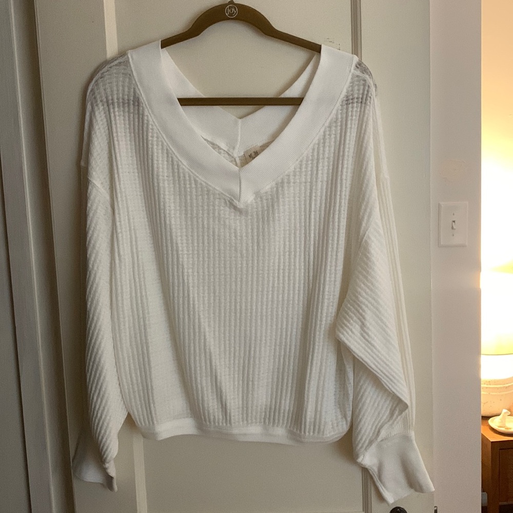 We The Free V-neck sweater